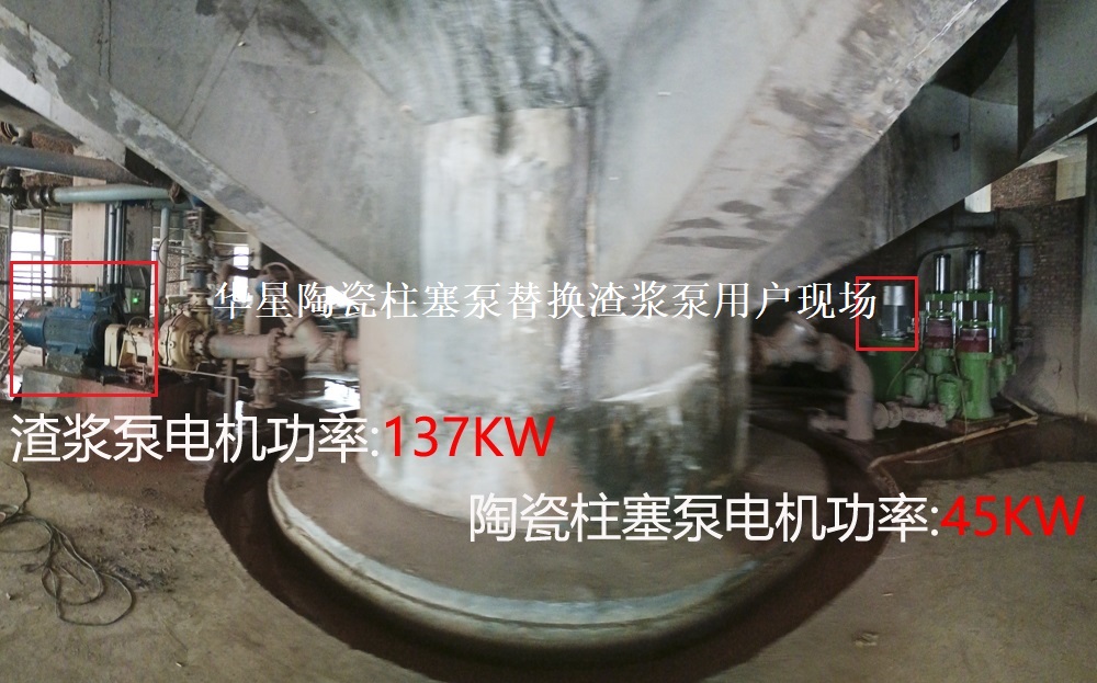 渣浆泵电机功率137KW,柱塞泥浆泵功率45KW,省电62%