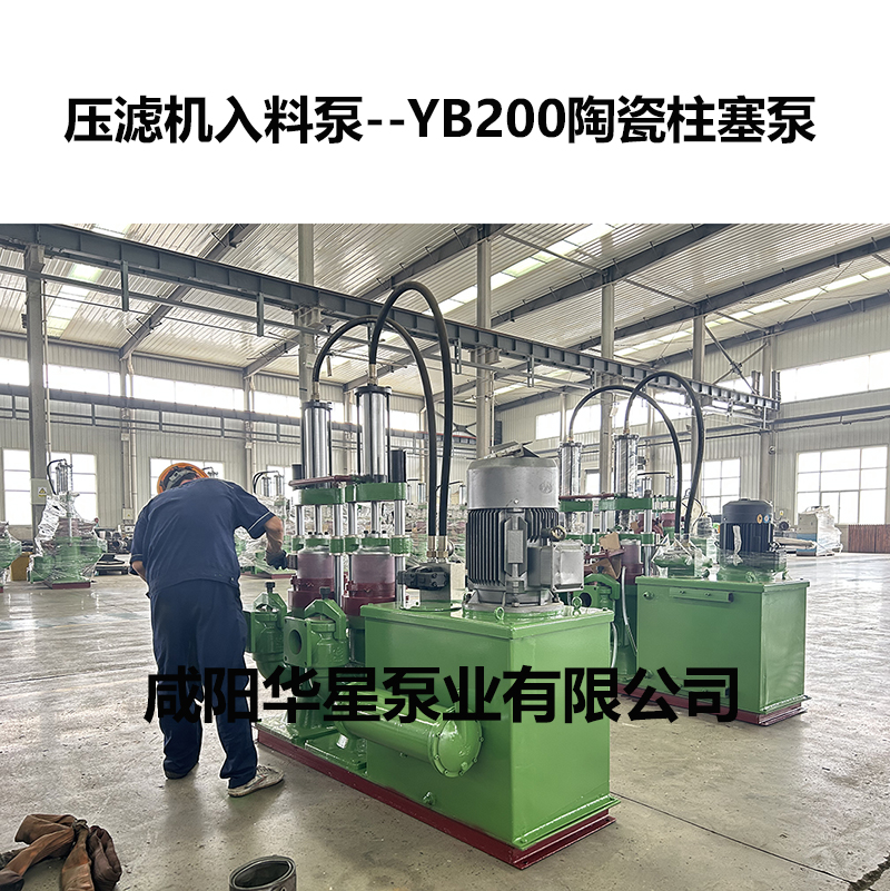 压滤机入料泵--YB200陶瓷柱塞泵-04
