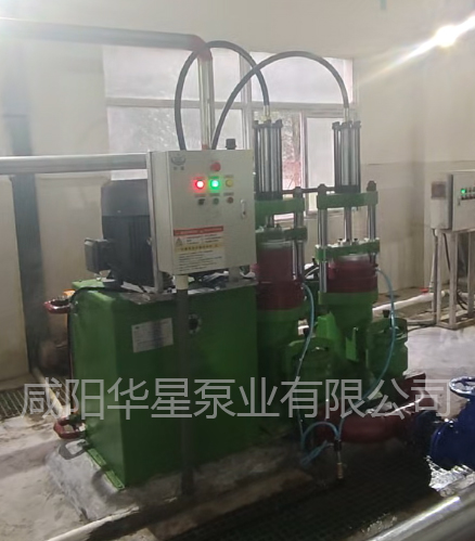 污水处理厂使用YBH250柱塞泥浆泵
