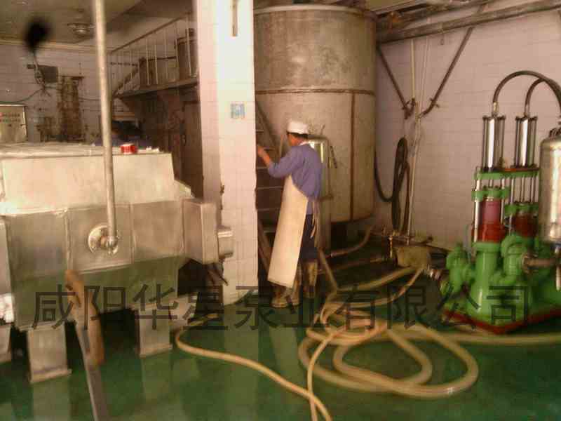 食品加工行业使用陶瓷柱塞泵现场