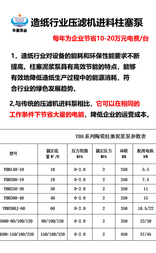 造纸行业压滤机进料柱塞泵-02