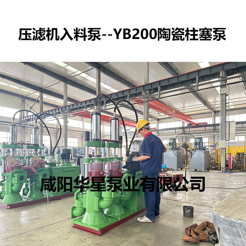 压滤机入料泵--YB200陶瓷柱塞泵-05