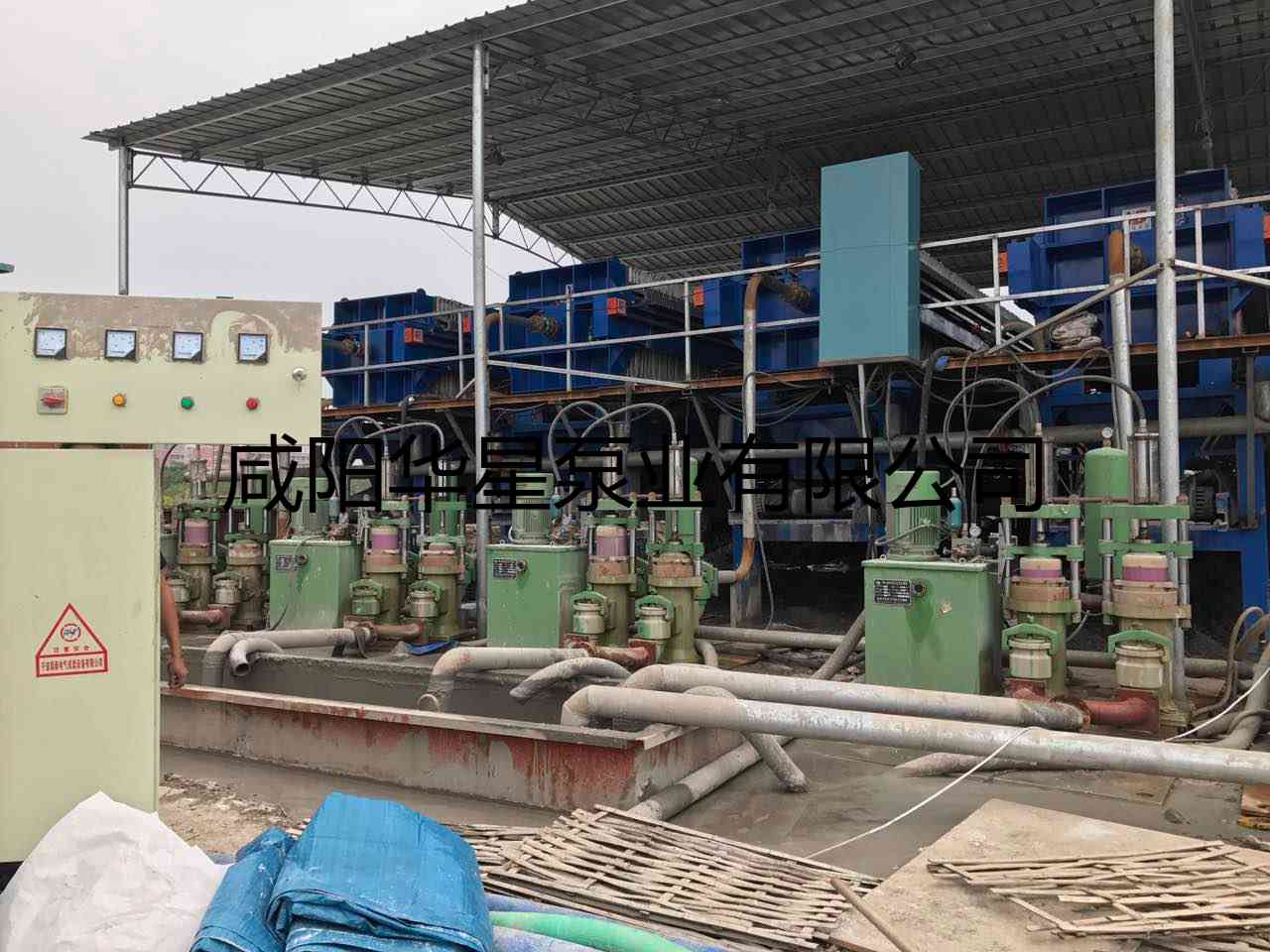 华星YBH300-40节能陶瓷柱塞泵打桩污泥使用现场--第二个现场-03