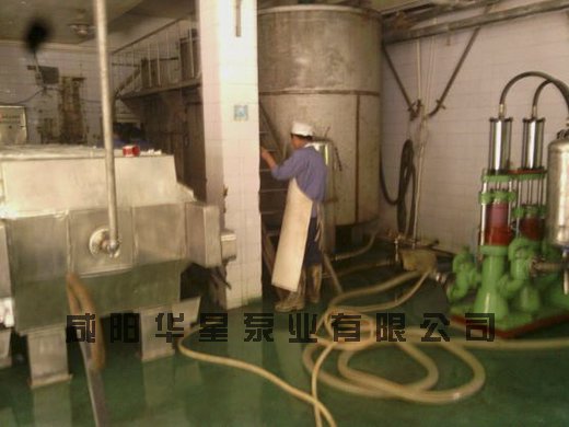 华星柱塞泥浆泵食品工程项目